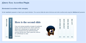 jQuery手风琴动画特效插件